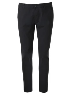 Jeans Yesed Pantaloni da uomo slim fit in cotone con stampa texture - nero