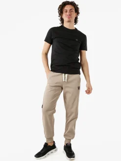 Jeans Yesed Pantaloni sportivi da uomo con coulisse e polsini - khaki