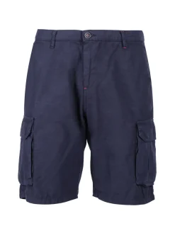 J.E. Mc Collum Bermuda uomo in cotone con tasconi laterali