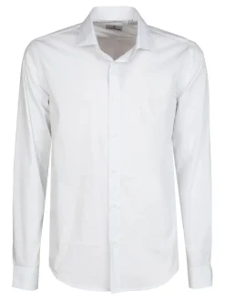 J.E. Mc Collum Camicia bianca a maniche lunghe classic fit