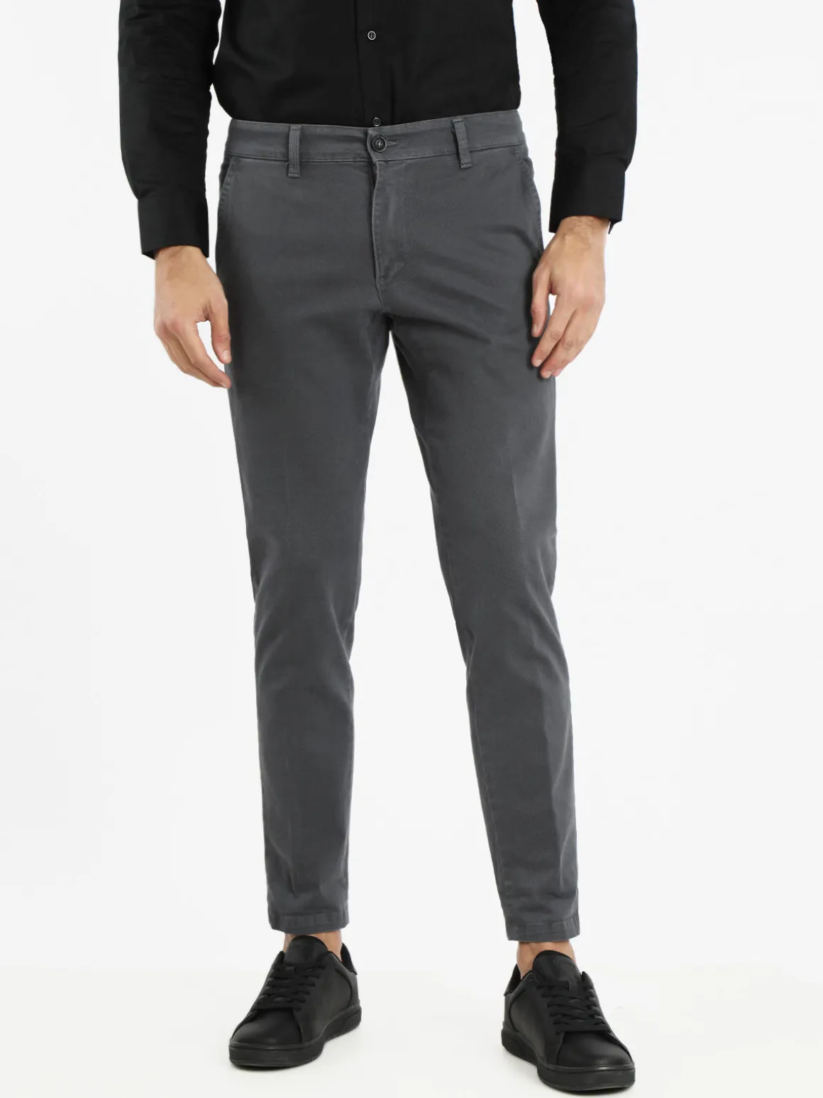 J.E. Mc Collum Pantaloni slim fit da uomo in cotone taglie grandi