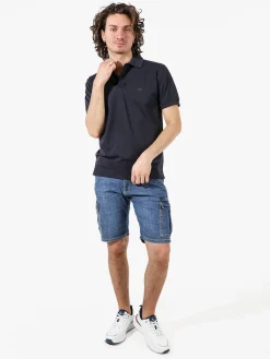 Johnny Looper Bermuda da uomo cargo slim fit - jeans