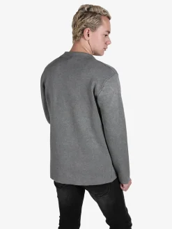 Johnny Looper Blazer da uomo in maglia con bottoni