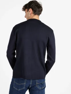 Johnny Looper Blazer uomo in maglia - blu scuro