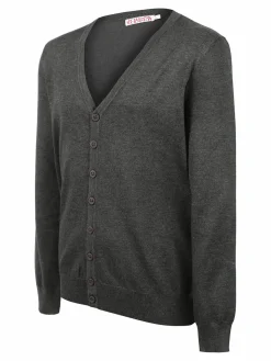 Johnny Looper Cardigan uomo in maglia con bottoni