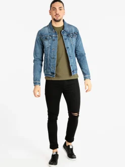 Johnny Looper Giacca in jeans da uomo