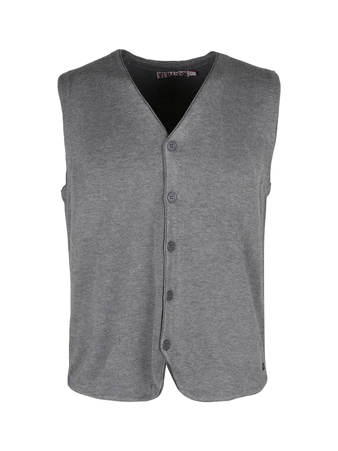 Johnny Looper Gilet in maglia da uomo con bottoni
