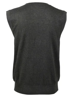 Johnny Looper Gilet uomo in maglia con bottoni