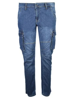Johnny Looper Jeans cargo da uomo regular fit