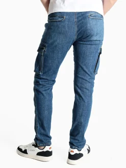 Johnny Looper Jeans cargo da uomo regular fit