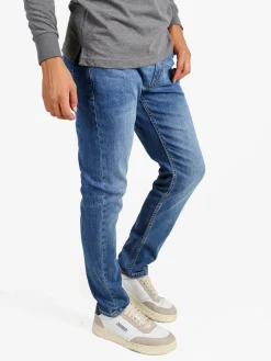 Johnny Looper Jeans da uomo slim fit a vita bassa - jeans