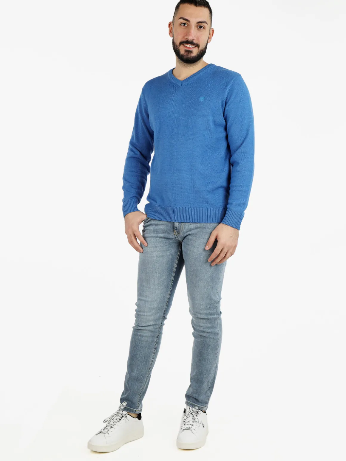 Johnny Looper Jeans uomo slim fit denim chiaro