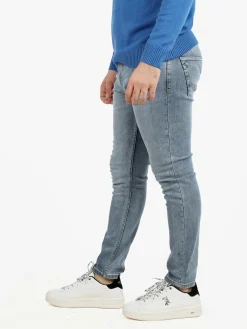 Johnny Looper Jeans uomo slim fit denim chiaro