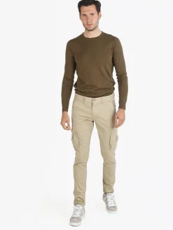 Johnny Looper Maglia girocollo da uomo in cotone
