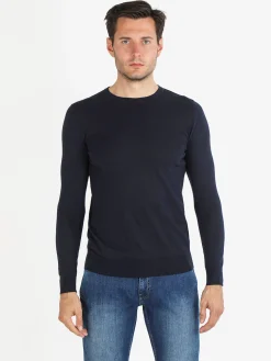 Johnny Looper Maglia girocollo da uomo in cotone