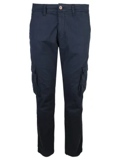 Johnny Looper Pantaloni cargo da uomo slim fit in cotone