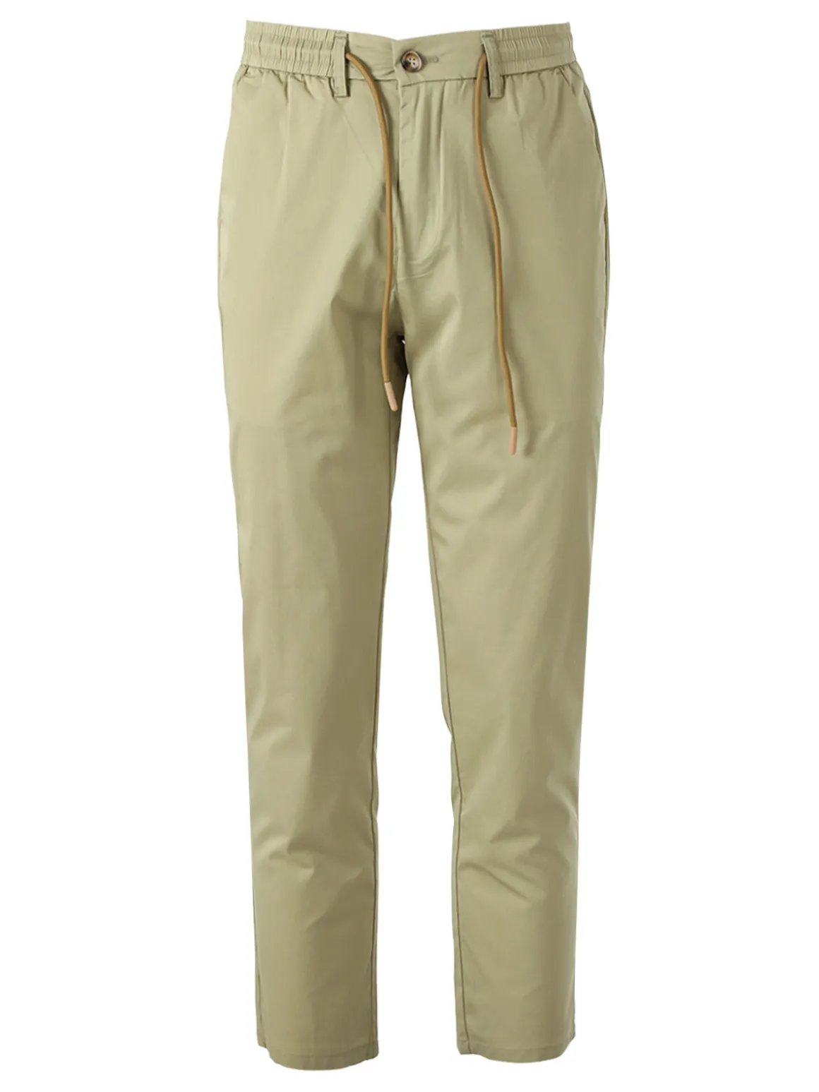 Johnny Looper Pantaloni da uomo super soft con coulisse - pistacchio