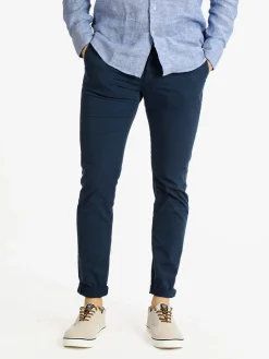 Johnny Looper Pantaloni da uomo in cotone slim fit