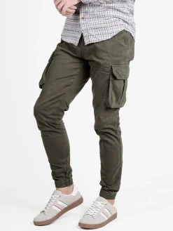 Johnny Looper Pantaloni da uomo con tasconi laterali e coulisse