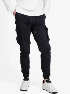 Johnny Looper Pantaloni da uomo con tasconi laterali e coulisse