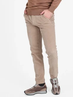 Johnny Looper Pantaloni da uomo in velluto slim fit