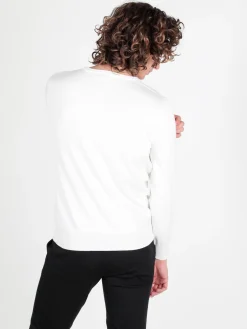 Johnny Looper Pullover da uomo in maglia con scollo a V