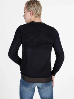 Johnny Looper Pullover giorcollo da uomo in maglia