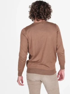 Johnny Looper Pullover girocollo da uomo in maglia