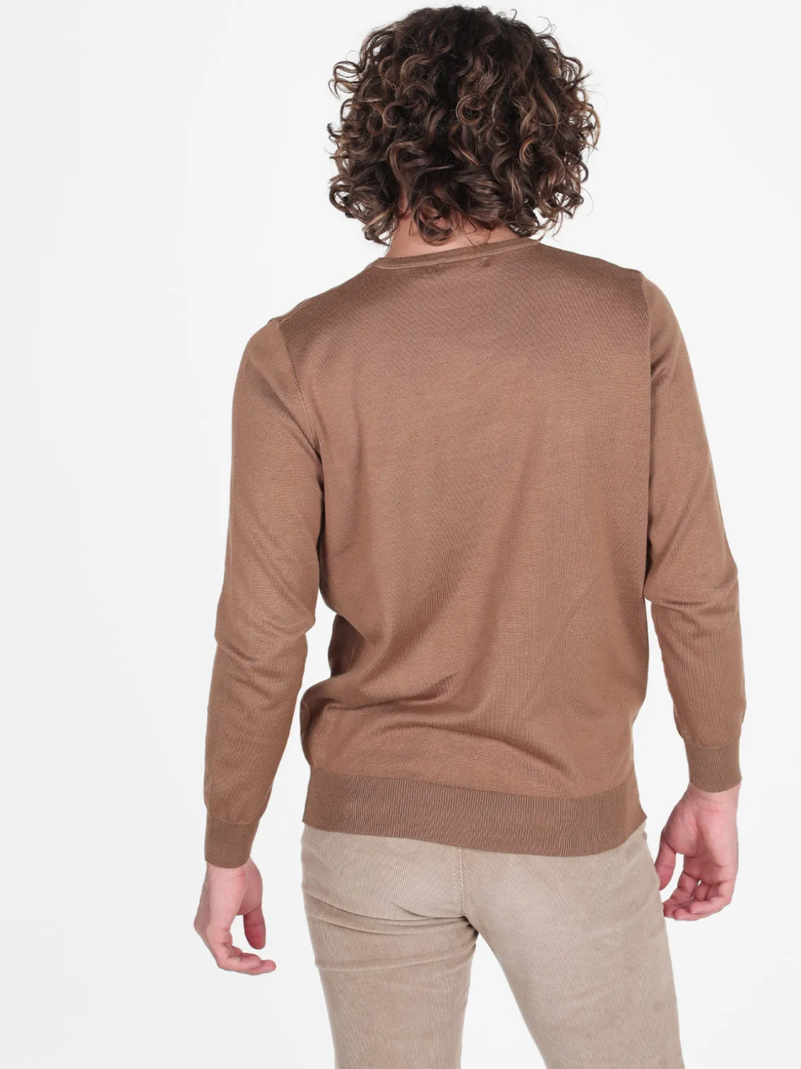 Johnny Looper Pullover girocollo da uomo in maglia