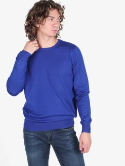 Johnny Looper Pullover girocollo da uomo in maglia