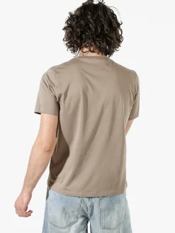 Johnny Looper T-shirt girocollo da uomo in cotone - taupe