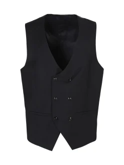 Jonny Wolf Gilet elegante da uomo doppiopetto