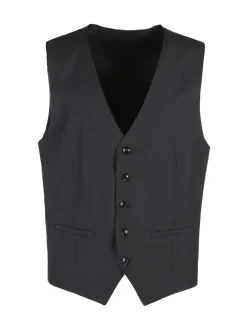 Jonny Wolf Gilet elegante da uomo con bottoni taglie grandi
