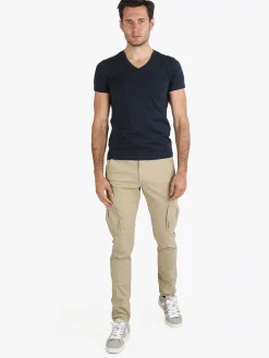 J.Sette Pantaloni cargo da uomo in cotone taglie grandi