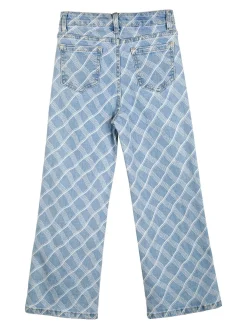 J Y Jeans da bambina geometrici a gamba dritta - jeans