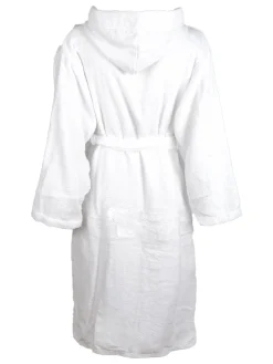 Kappa Accappatoio unisex in spugna di cotone con cappuccio