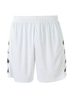 Kappa Bermuda sportivi da uomo con logo - bianco
