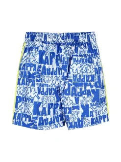 Kappa Boxer mare da ragazzo con stampa logo - blu