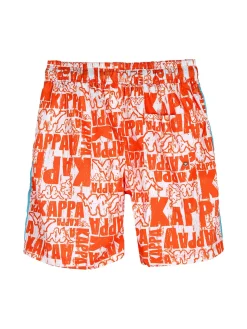 Kappa Boxer mare da ragazzo con stampa logo - arancione