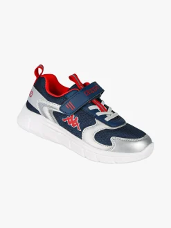 Kappa BREEZE Sneakers da bambino sportive in mesh con cinturino a strappo - blu scuro