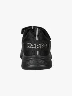 Kappa BREEZE Sneakers da bambino sportive in mesh con cinturino a strappo - nero