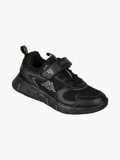 Kappa BREEZE Sneakers da bambino sportive in mesh con cinturino a strappo - nero