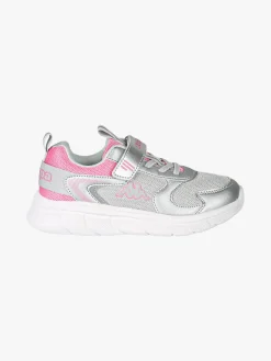 Kappa BREEZE Sneakers sportive da bambina con cinturino a strappo - argento