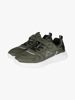 Kappa BREEZE Sneakers sportive da ragazzo con cinturino a strappo - militare