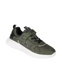 Kappa BREEZE Sneakers sportive da ragazzo con cinturino a strappo - militare