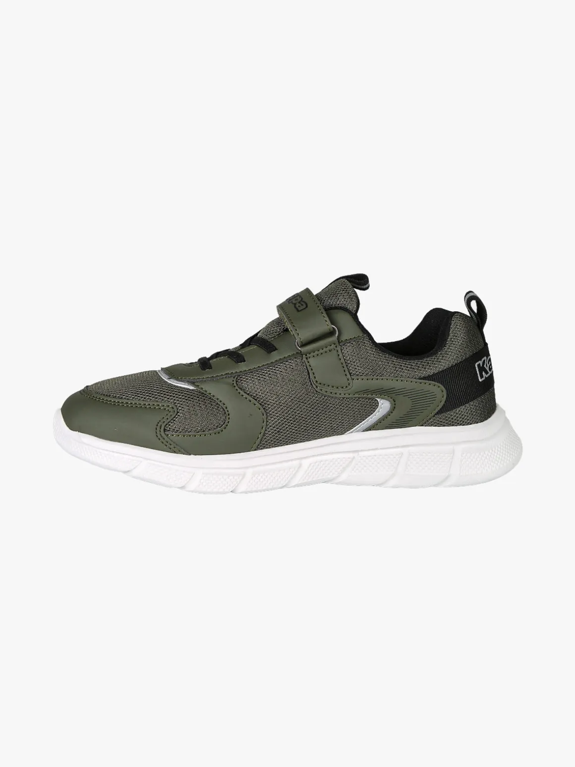 Kappa BREEZE Sneakers sportive da ragazzo con cinturino a strappo - militare