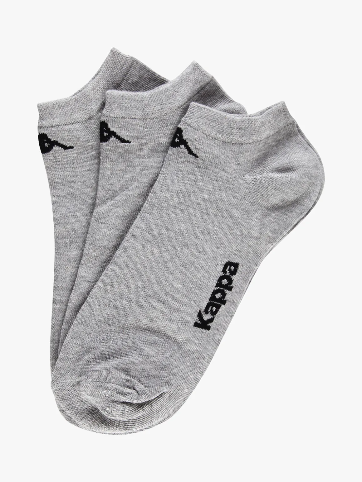 Kappa Calze corte in cotone jersey 3 pezzi