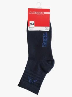 Kappa Calze in cotone uomo con logo. Confezione da 2 paia