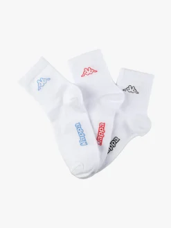 Kappa Calze in cotone uomo con logo. Confezione da 2 paia