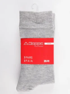 Kappa Calze lunghe in cotone jersey 3 pezzi